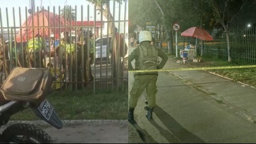 Vendedor ambulante es baleado por carabineros en San Ramón: Habría sacado un arma blanca en medio de fiscalización