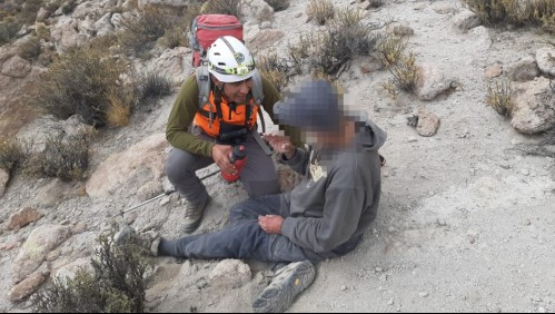 Es encontrado hombre sueco que estaba perdido en el sector de Cerro Chena de Antofagasta