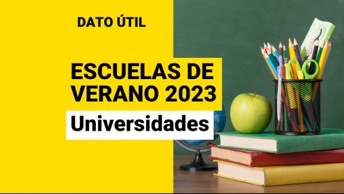 Escuelas de Verano 2023: ¿Cuáles son las universidades con cursos y talleres para jóvenes?