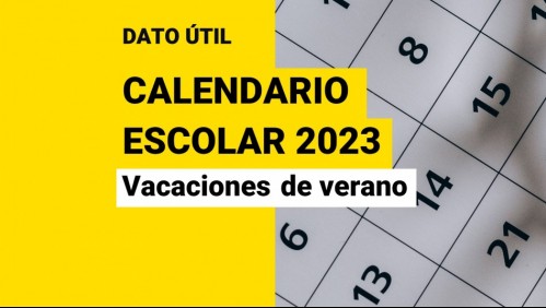 Calendario Escolar 2023: Conoce hasta cuánto duran las vacaciones de verano