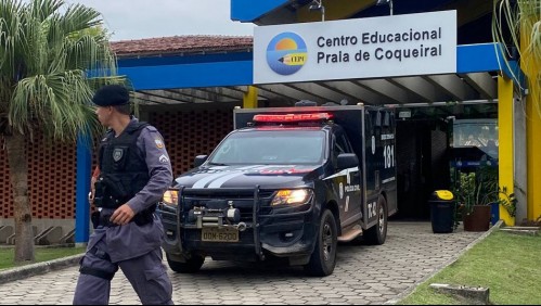 Dejó al menos tres muertos y 11 heridos: Policia brasileña detiene a menor de 16 años que tiroteó dos escuelas en Brasil