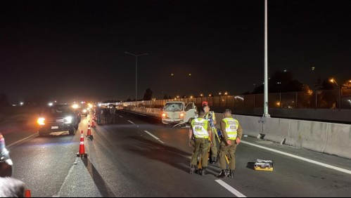 Accidente de tránsito en Maipú deja como saldo un hombre fallecido