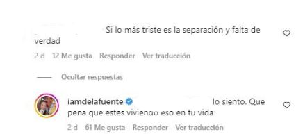 Respuesta de Cristián de la Fuente