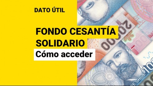 ¿Estás sin trabajo? Así puedes acceder al Fondo de Cesantía Solidario