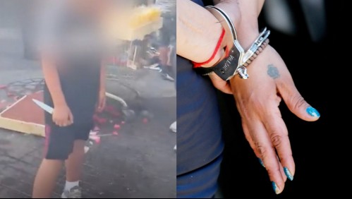 Madre de niños que amenazaban con cuchillos en Paseo Ahumada queda en libertad y apercibida