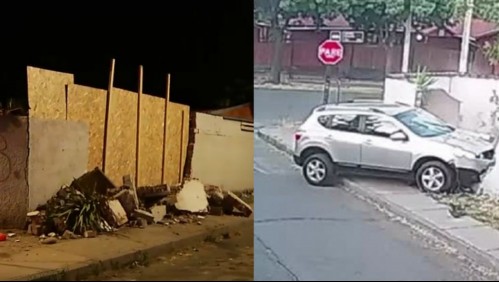 Le intentan robar el auto, frustra la encerrona y acaba impactando contra una casa en La Florida