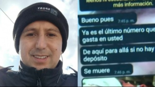 Chileno secuestrado en Ecuador: Estas son las amenazas que ha recibido su familia por medio de WhatsApp