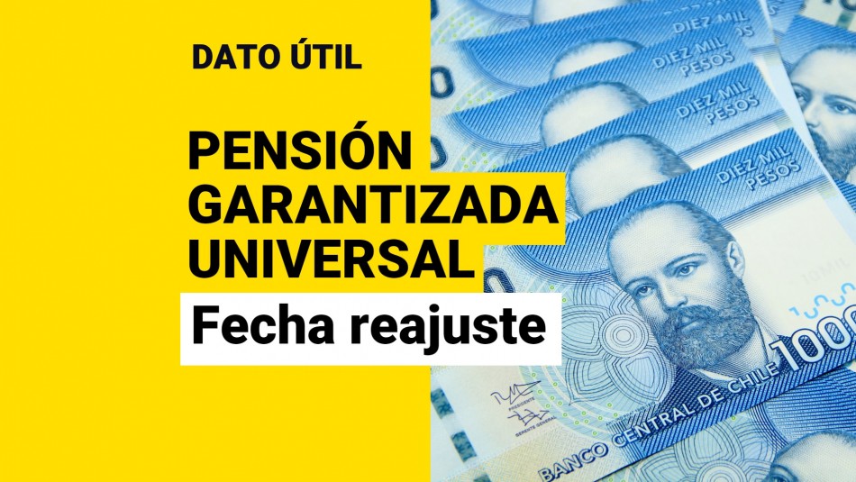 Pensión Garantizada Universal Esta es la fecha en que se reajusta el