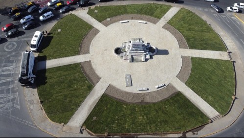 [FOTOS] Plaza Baquedano inauguró sus nuevas áreas verdes: Pronto retirarán plinto del monumento