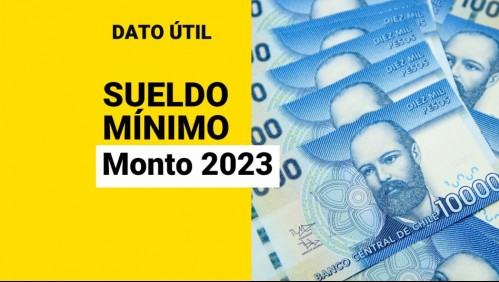 Sueldo mínimo en Chile: Este sería el nuevo monto desde 2023