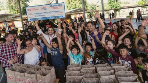 'Soprole Sonrisa Circular Desafío 2022': Alumnos de Conchalí ganan $5 millones tras recolectar más de 180 mil residuos