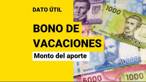 Bono de vacaciones: Conoce el monto que se pagaría por este aporte