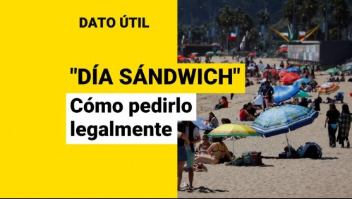 Por feriado del 8 de diciembre: ¿Cómo pedir un 'día sándwich' de forma legal?