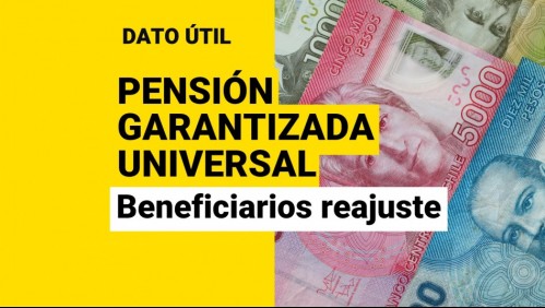Pensión Garantizada Universal: ¿A qué beneficiarios se les reajustará el aporte?