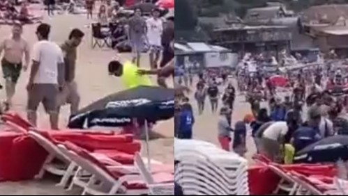 Video muestra pelea en playa de Papudo entre salvavidas y bañistas: Municipalidad presentará querellas