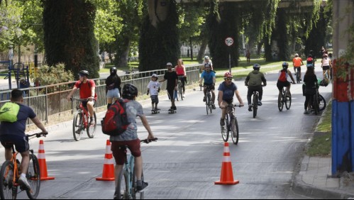 Nuevo tramo de la ciclorecreovía abarca 8 kilómetros: Pasa por comunas de Maipú y Estación Central