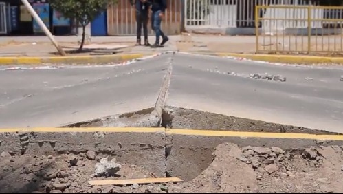 ¿Por qué se levantó el pavimento en calle de Maipú? Esta sería la verdadera explicación