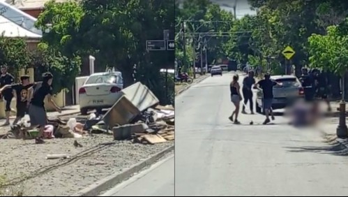 Reparación de vehículo desata brutal golpiza y deja un saldo de tres heridos: Uno fue atropellado