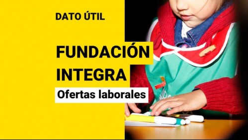 Fundación Integra busca trabajadores: Conoce las vacantes disponibles y los pasos para postular