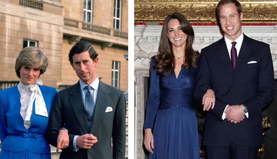 Diana de Gales y Kate Middleton lucen el mismo anillo