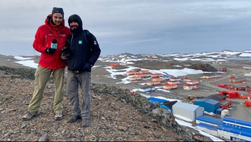 Gonzalo Ramírez sorprendió en vivo desde la Antártica en primera transmisión por Internet Satelital de la historia