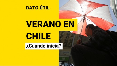 Verano en Chile: Revisa el día y hora exacta en que comienza