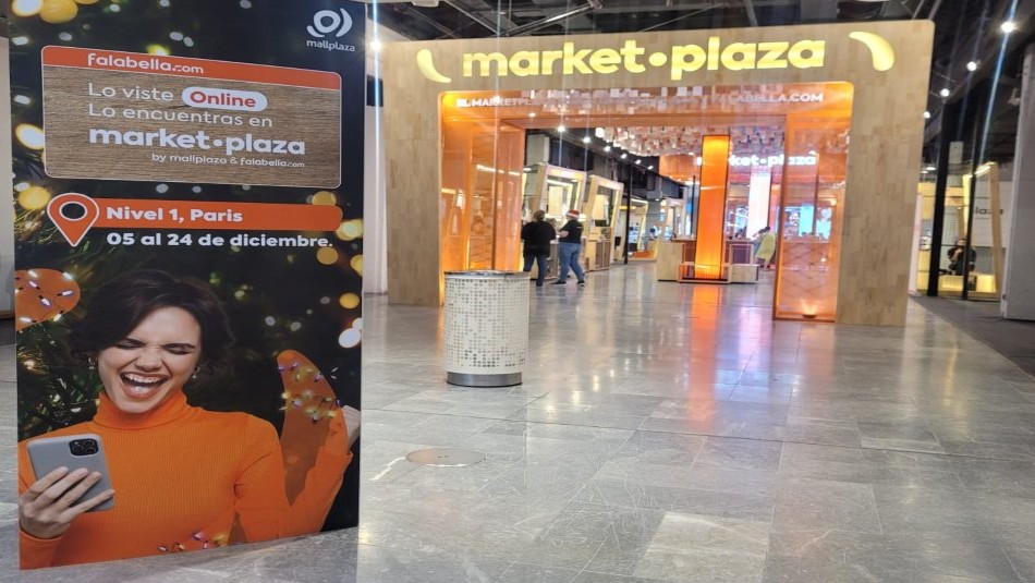 Falabella.com interviene espacios de centro comercial de Santiago para impulsar el trabajo de emprendedores