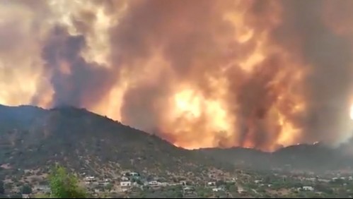 Confirman a una persona fallecida por incendio forestal en Quilpué