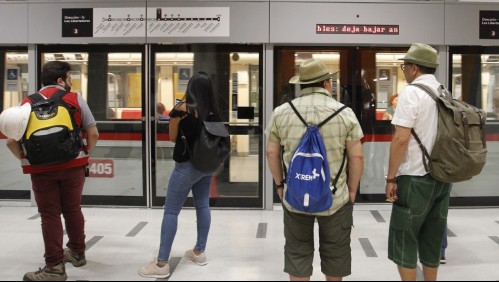 Estación de la Línea 5 del Metro de Santiago debió cerrar por unos minutos debido a un 