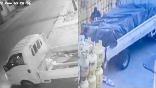 Familia sufre robo de 300 cilindros de gas de su emprendimiento: Delincuentes cargaron camiones toda la madrugada