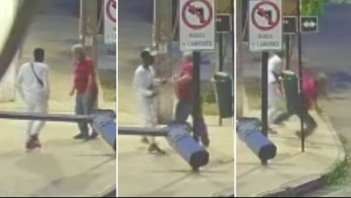 Hombre de 62 años se encuentra grave tras recibir golpiza de un desconocido en calle de Santiago Centro