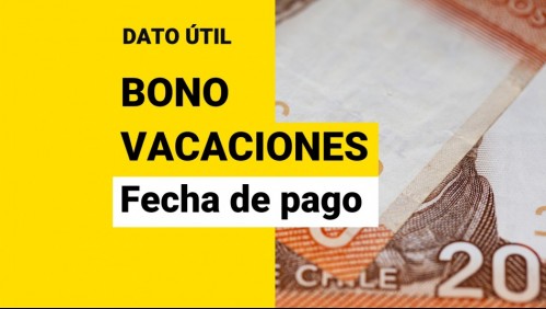 Bono de vacaciones para sector público fue aprobado: Entérate cuándo se paga