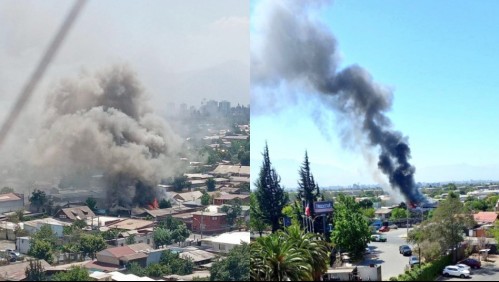 Gran incendio se registra en Estación Central