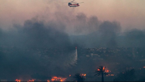 Onemi declara Alerta Temprana Preventiva para 19 comunas de la región de Valparaíso por 'incendios forestales'