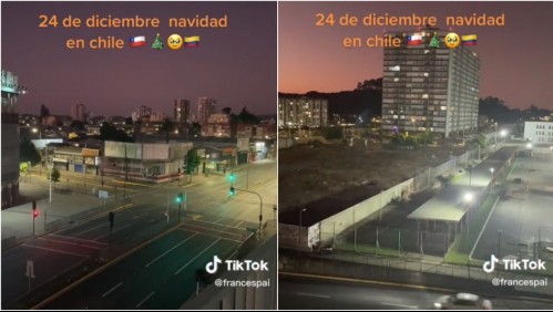 'Da un poco de susto': Colombiano se hace viral por contar cómo es vivir la Navidad en Chile