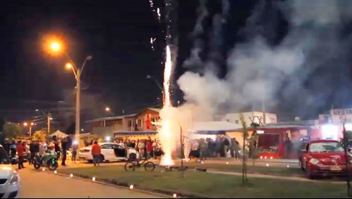 Un mercado 'establecido': Cae banda que proveía de fuegos artificiales a Meiggs