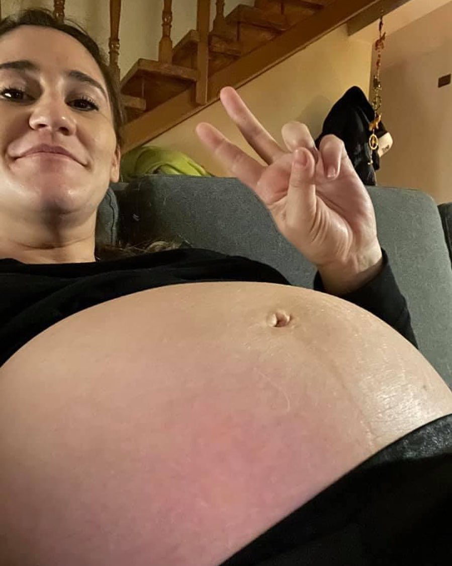 Foto de Belén Mora embarazada