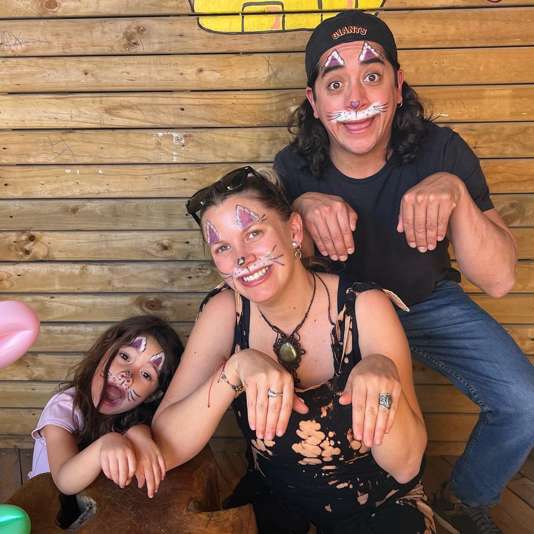 Fernando Godoy y su familia