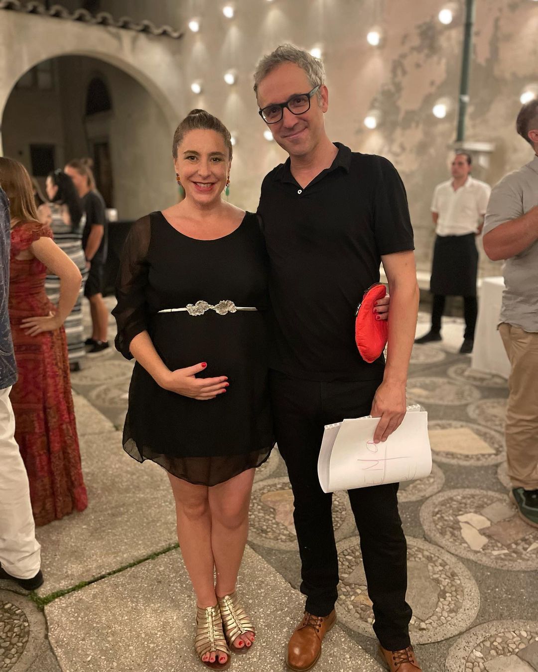 Paty López y su pareja