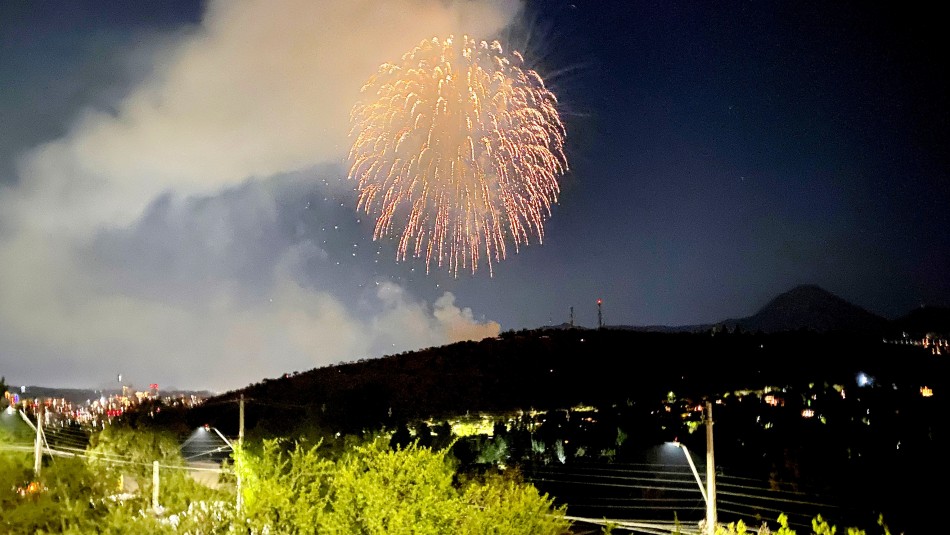 Este es el único show de fuegos artificiales que podría tener Santiago