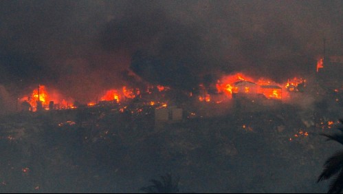 Onemi declara alerta roja por incendio forestal en Lumaco y Nacimiento