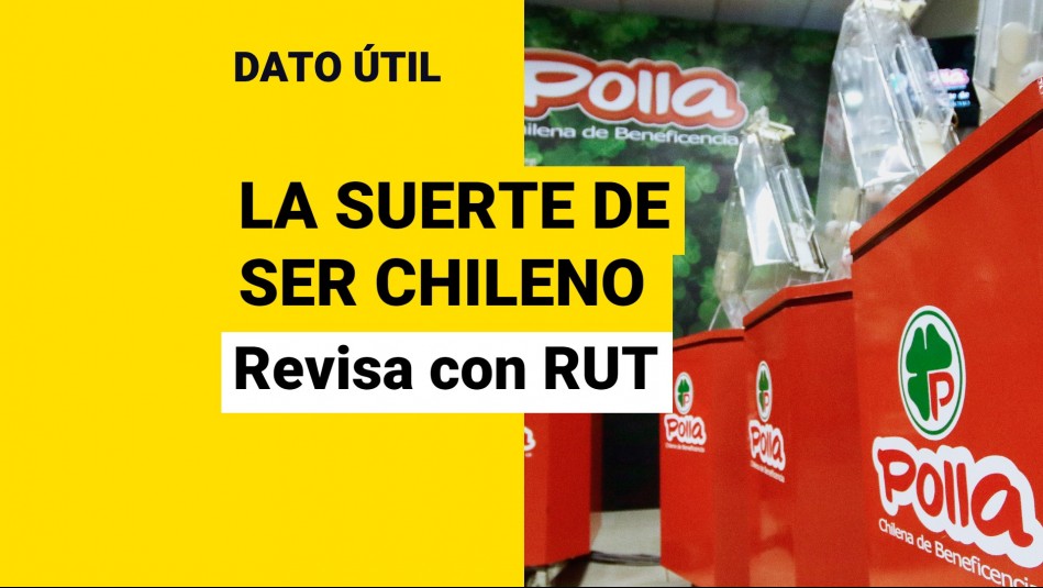 Terminó "La Suerte de ser Chileno" Revisa con tu RUT si ganaste alguno de los premios