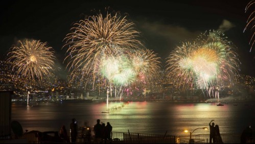 Este es el único show de fuegos artificiales autorizado en Chile para el Año Nuevo 2023