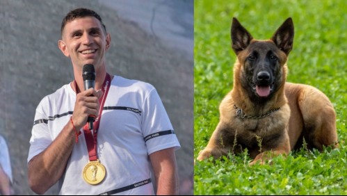 'Dibu' Martinez gastó más de 20 millones de pesos en un perro de uso militar para cuidar su medalla de campeón del mundo