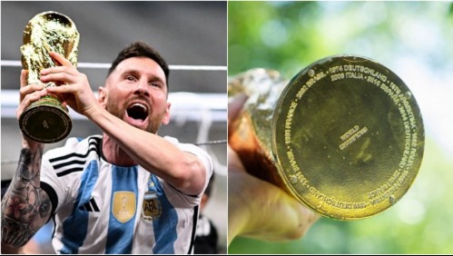No era la original ni la réplica de FIFA: ¿Por qué Messi celebró el título mundial con una copa falsa?
