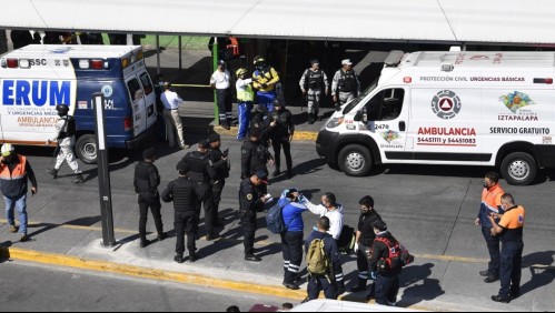 Un muerto y 57 heridos por choque en Metro de Ciudad de México