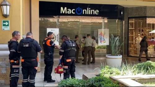 Asaltan tienda de tecnología del Mall Portal La Dehesa: Desconocidos llegaron con overoles blancos y portando armas