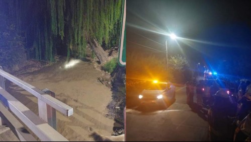 'Una situación complicada': Declaran Alerta Amarilla por aluvión que afectó sector de Los Andes