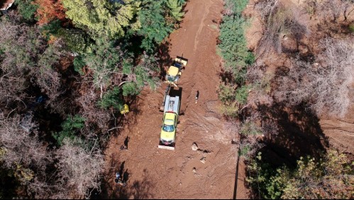 Alud en Los Andes dejó ocho casas afectadas y obligó el cierre de paso fronterizo Los Libertadores