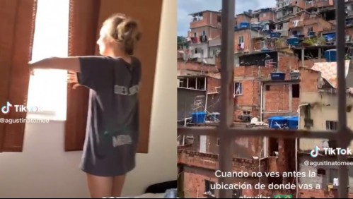 Arrendó un departamento en Río de Janeiro para vacacionar y quedó sorprendida con la vista que tenía